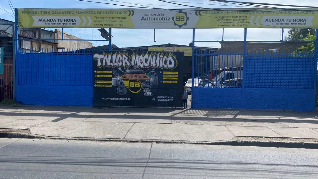 Fachada de Multiservicio Automotriz SB en Av. Santa Raquel 10145